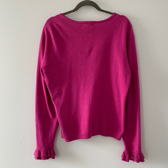 Oscar de la Renta Pink Cardigan - Picture 2 of 4